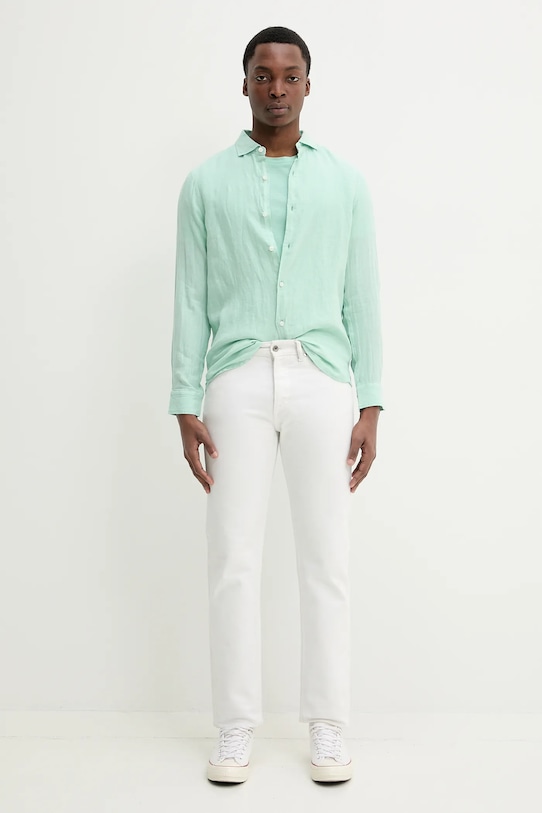 Superdry tricou din bumbac M1012140A.2MD verde SS25