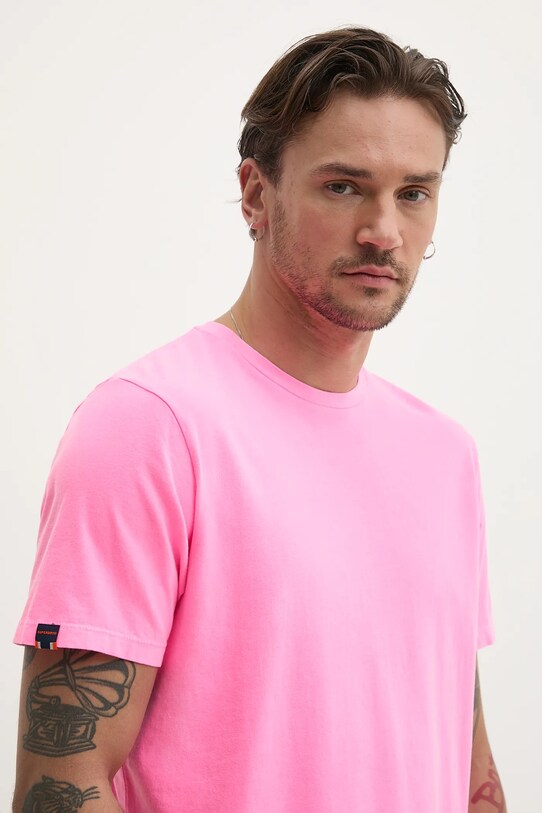 Pamučna majica Superdry roza M1012140A.E9V