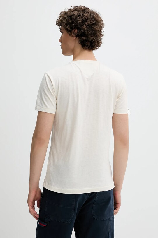 Oblečení Bavlněné tričko Superdry M1012185A.C1T béžová