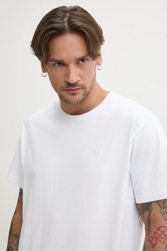 Superdry tricou din bumbac alb M1012208A.01C