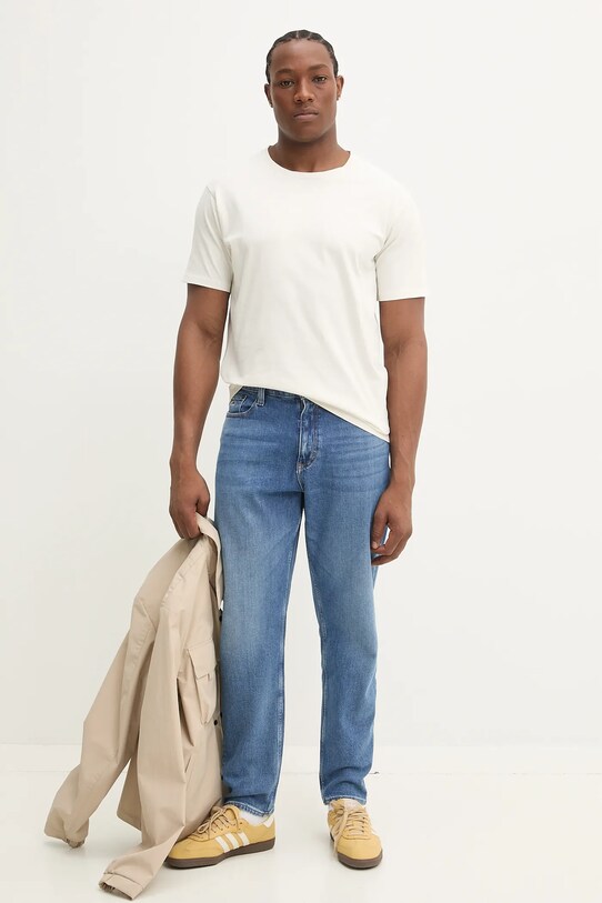 Superdry tricou din bumbac M1012208A.ICF alb SS25