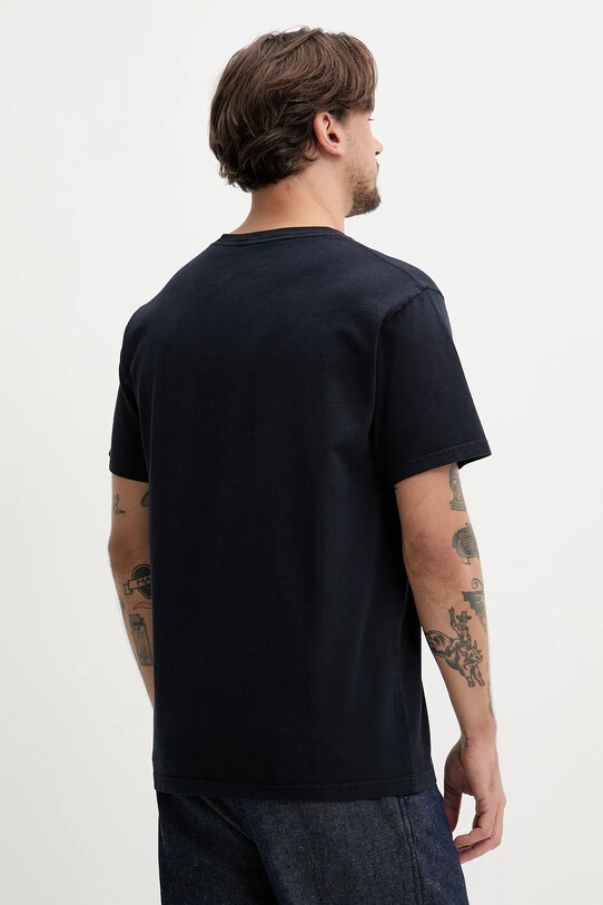 Odzież Superdry t-shirt bawełniany M1012208A.JVH granatowy