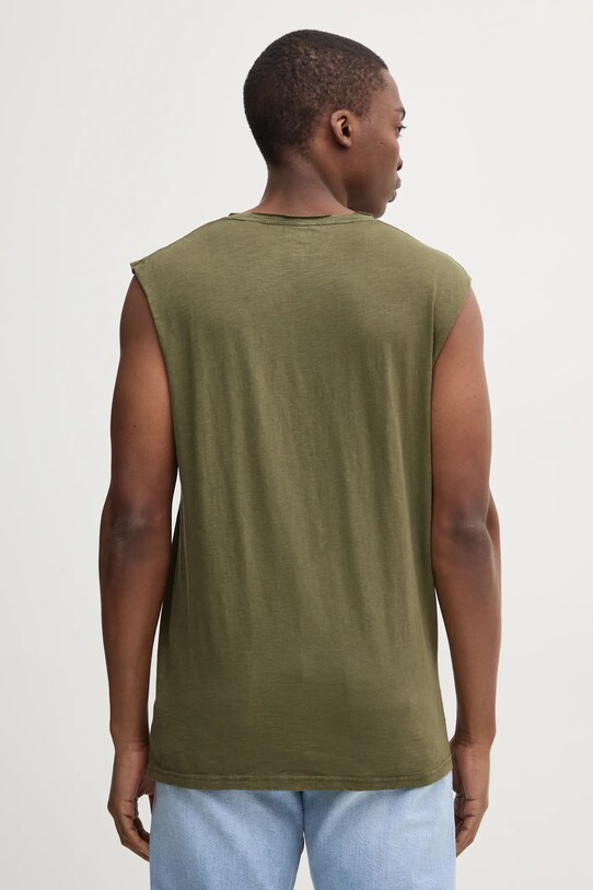 Îmbrăcăminte Superdry tricou din bumbac M6010897A.2LX verde
