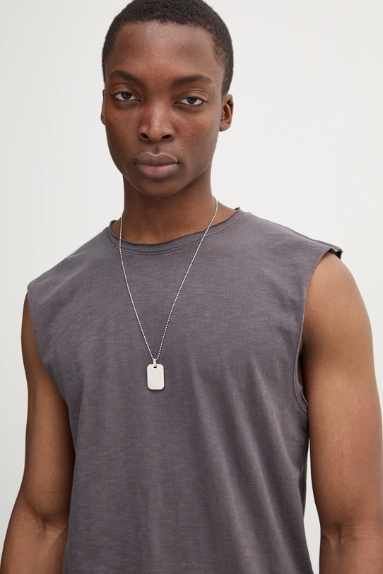 Bavlnené tričko Superdry M6010897A.81Q sivá SS25