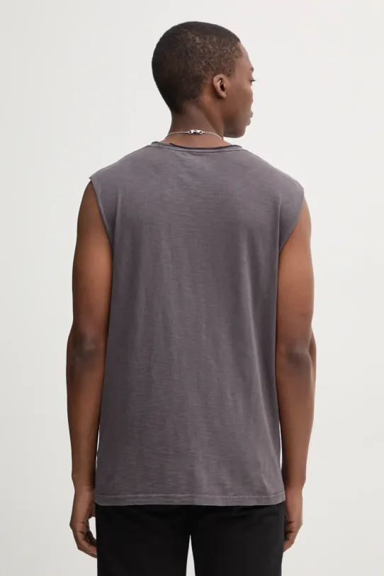 Oblečenie Bavlnené tričko Superdry M6010897A.81Q sivá