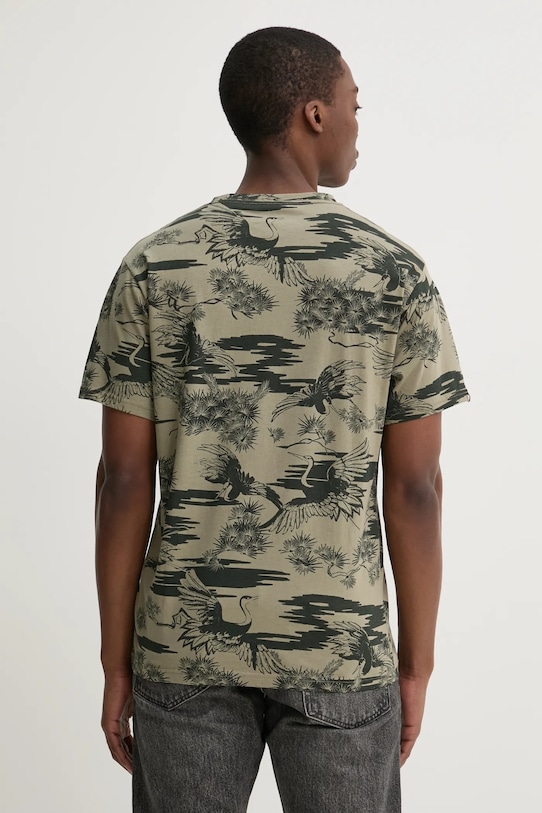 Îmbrăcăminte Superdry tricou din bumbac M1012315A.F8Q verde