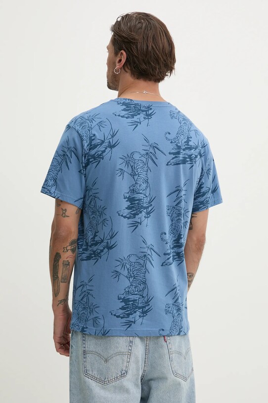 Oblečení Bavlněné tričko Superdry M1012315A.F8S modrá