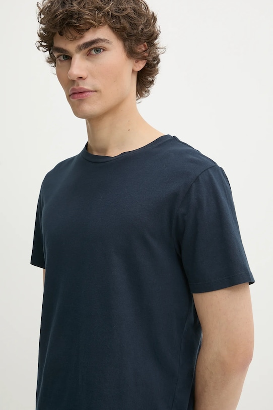 Superdry t-shirt bawełniany granatowy M1012226A.98T