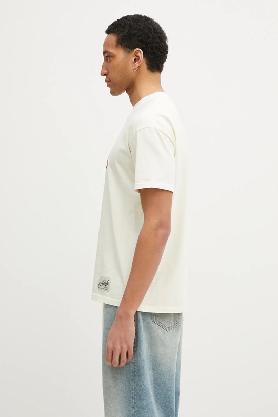 Andersson Bell t-shirt bawełniany Love atb1252u beżowy SS25