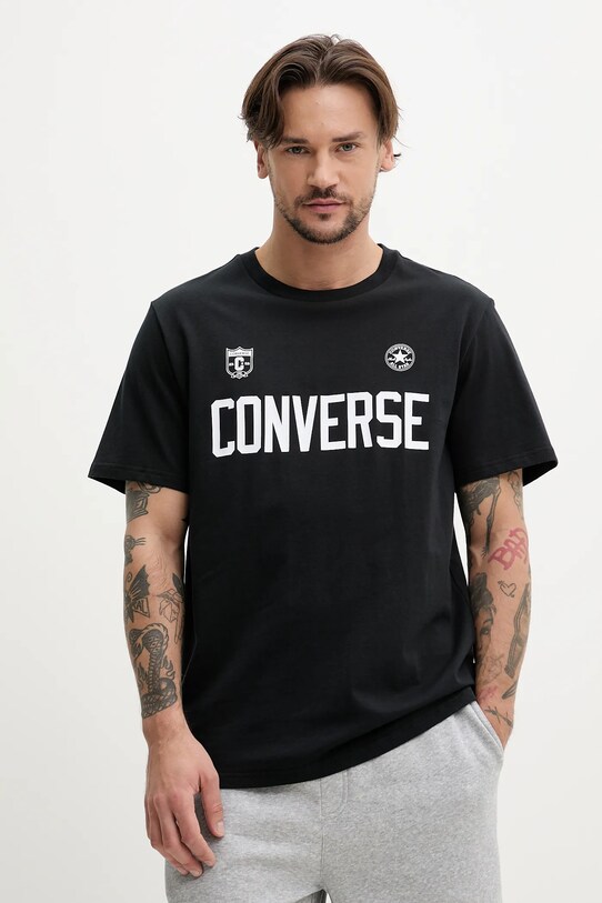 Converse pamut póló pamut fekete 10027363.A01