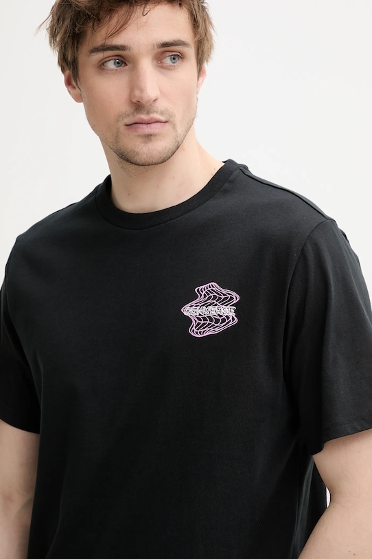 Converse t-shirt bawełniany czarny 10027366.A01
