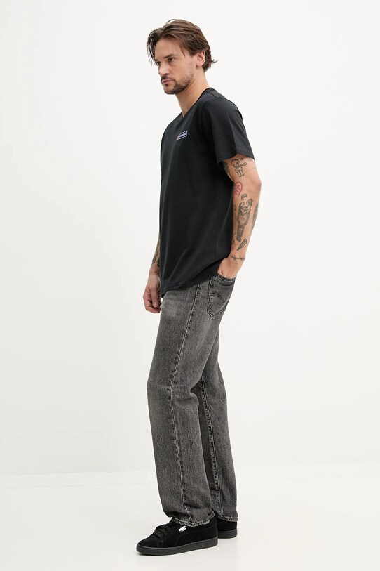 Converse t-shirt bawełniany 10027993.A01 czarny SS25