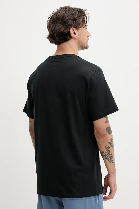 Odzież Converse t-shirt bawełniany 10027994.A01 czarny