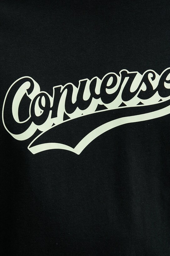 Converse t-shirt bawełniany 10027994.A01 czarny