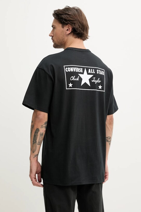 Îmbrăcăminte Converse tricou din bumbac 10027997.A01 negru
