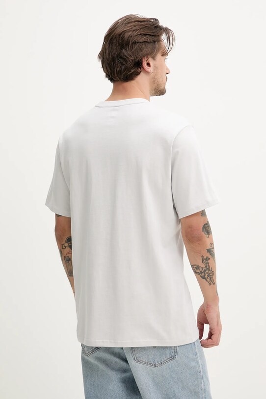 Converse tricou din bumbac 10027998.A01 gri SS25