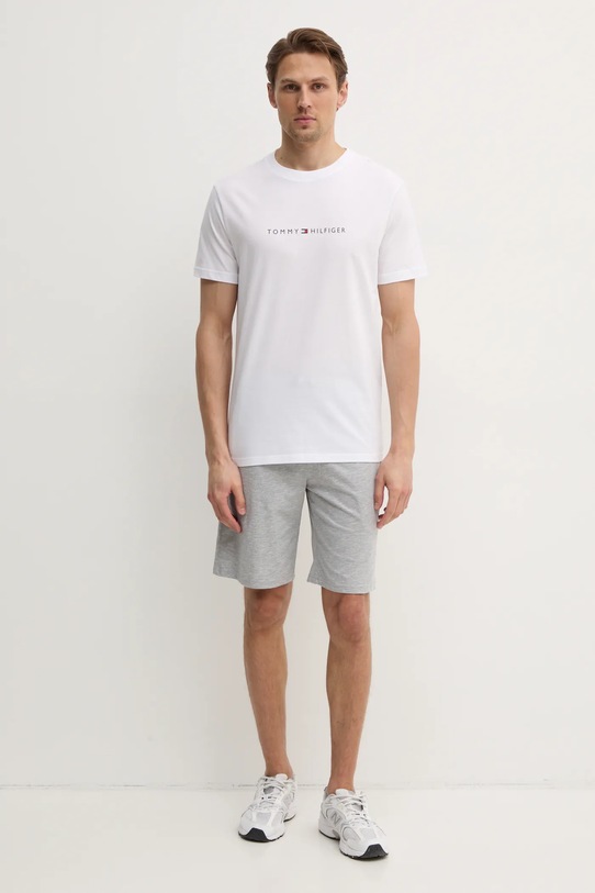 Tommy Hilfiger t-shirt bawełniany UM0UM03525 biały SS25