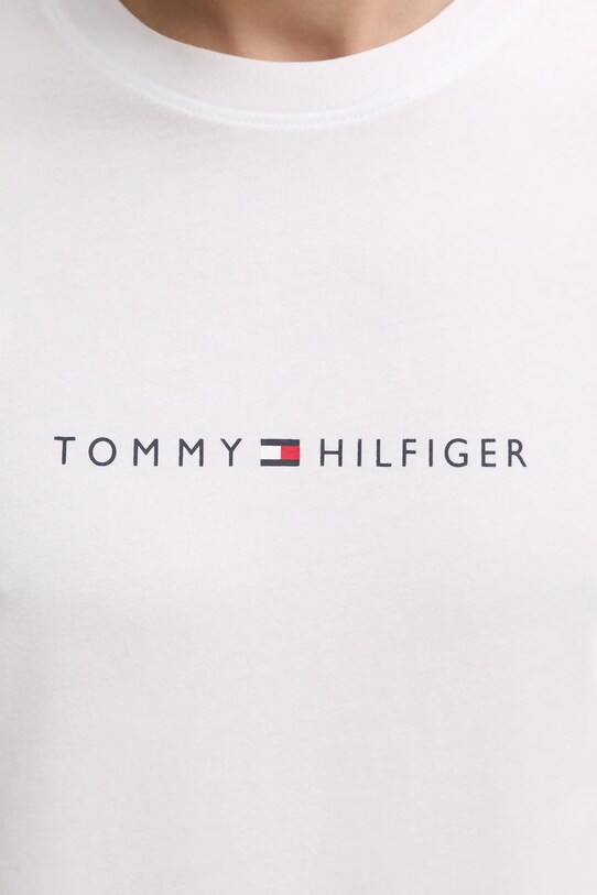 Bavlnené tričko Tommy Hilfiger UM0UM03525 biela