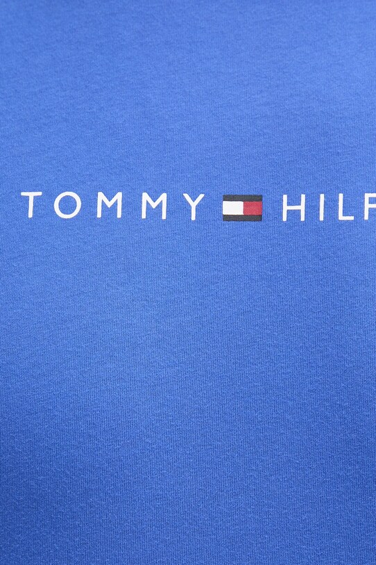 Bavlnené tričko Tommy Hilfiger fialová UM0UM03525