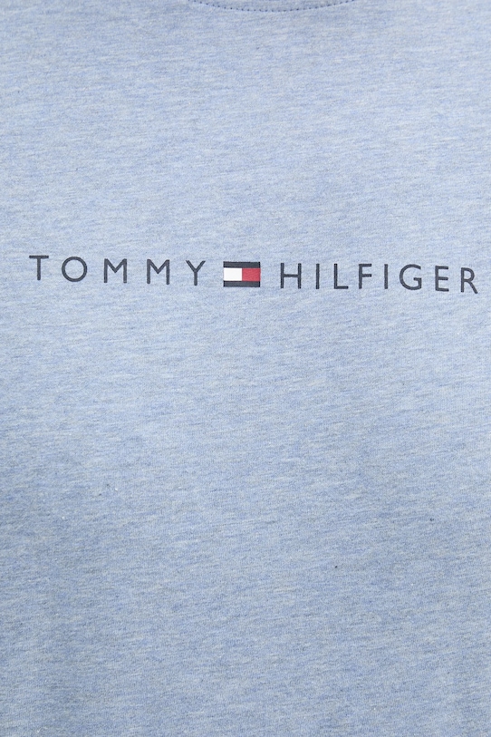 Хлопковая футболка Tommy Hilfiger голубой UM0UM03525
