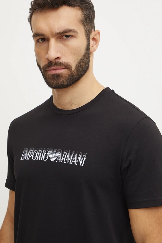 Emporio Armani Underwear pamut strand póló kék EM000574.AF12349