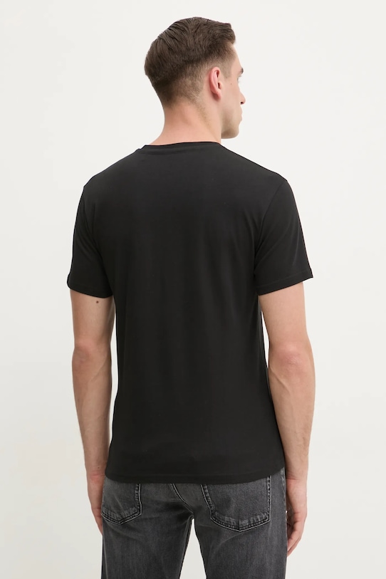 Oblačila Bombažna kratka majica Alpha Industries Satin Logo T 148513 črna