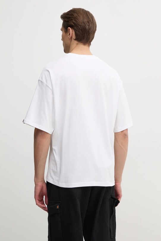 Alpha Industries t-shirt bawełniany Studio Edition T 156550 biały AW25
