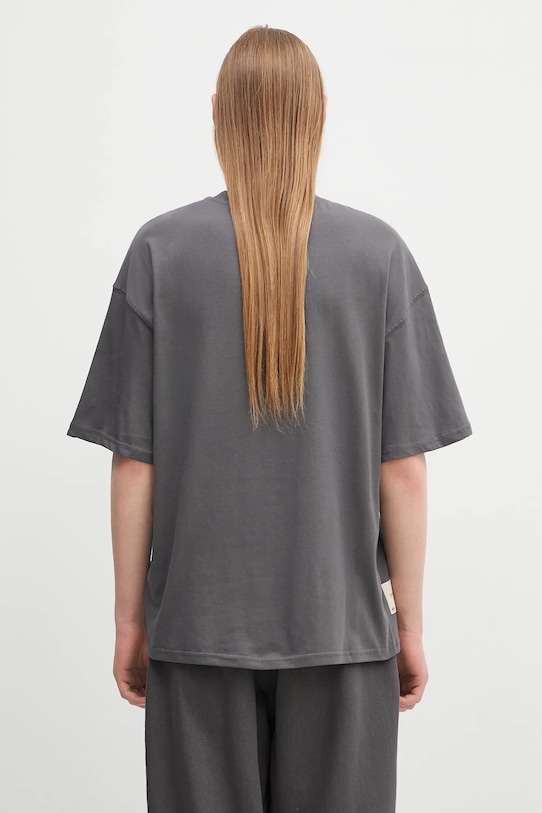 Одежда Хлопковая футболка Alpha Industries Studio Edition T 156550 серый