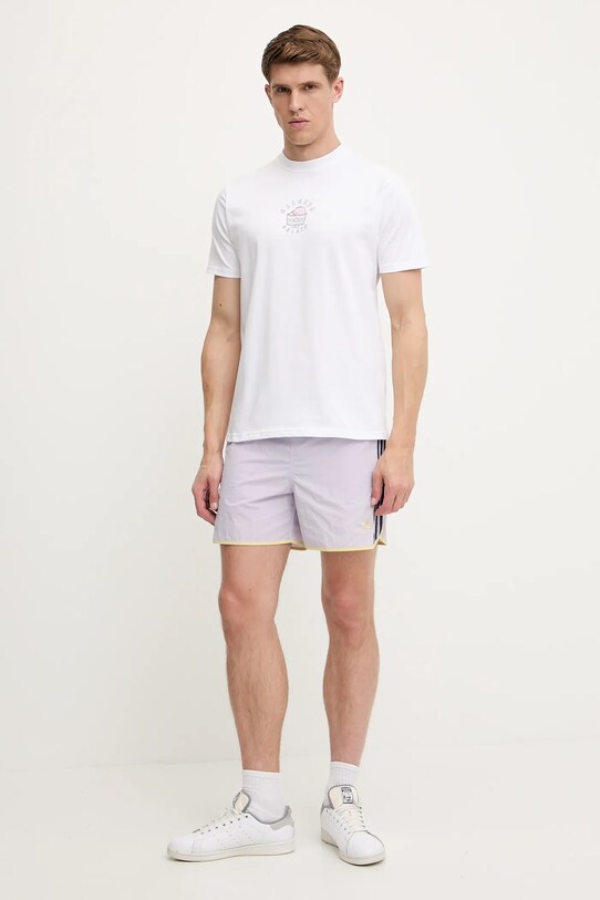 Ellesse tricou din bumbac Stradone SHZ21846 alb SS25
