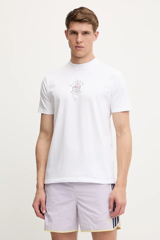Îmbrăcăminte Ellesse tricou din bumbac Stradone SHZ21846 alb