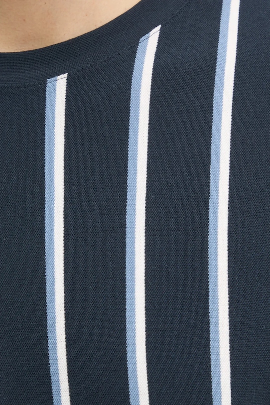 Bombažna kratka majica Lindbergh 30.400259.NAVY mornarsko modra