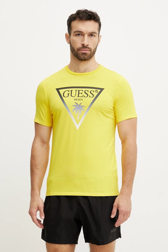 Футболка Guess slim жёлтый F5GI00.J1314