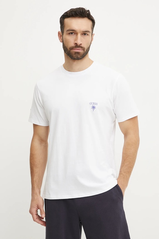 Guess t-shirt bawełniany F5GI09.KA260 biały SS25