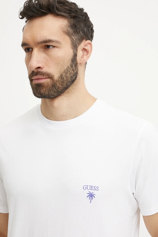Odzież Guess t-shirt bawełniany F5GI09.KA260 biały