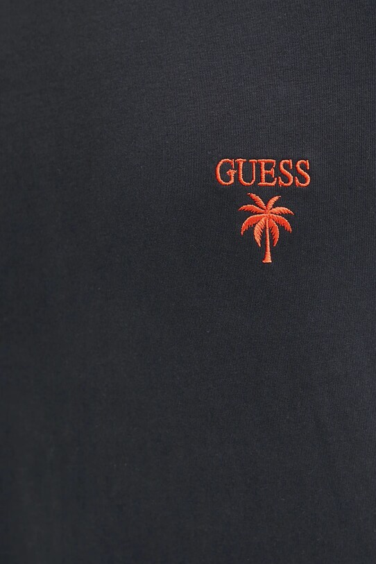 Pamučna majica Guess crna F5GI09.KA260