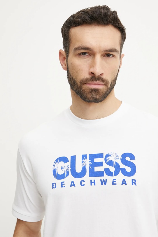Guess t-shirt bawełniany biały F5GI11.I3Z14