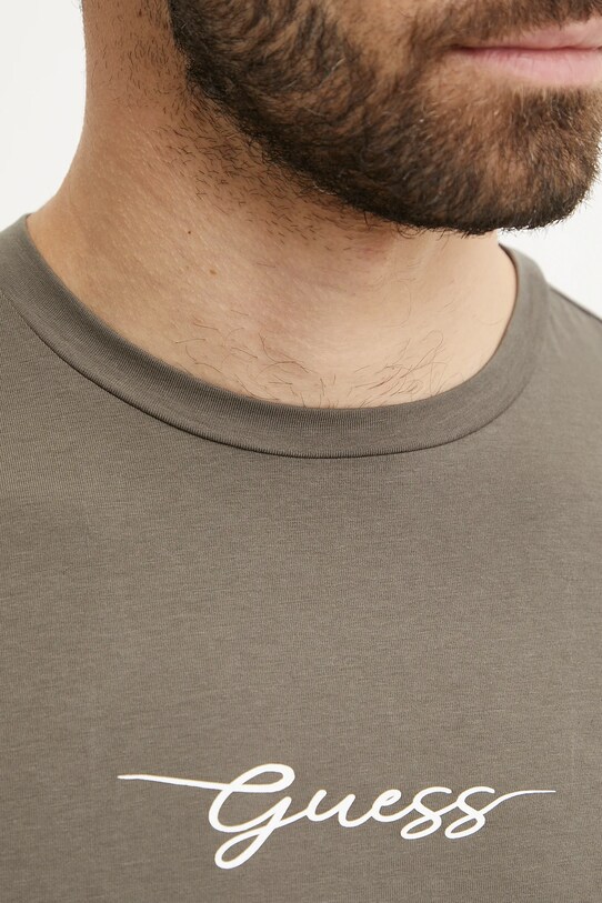 Guess t-shirt szary U5GM02.KCD31