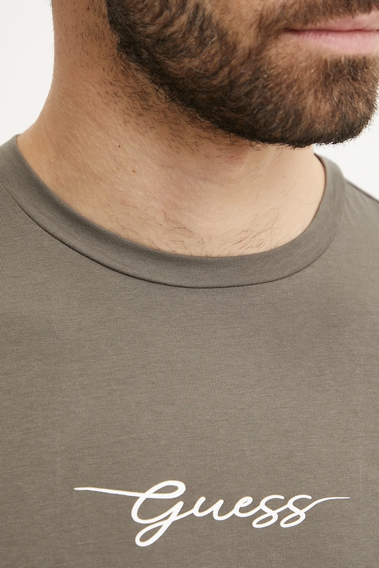 Guess t-shirt szary U5GM02.KCD31