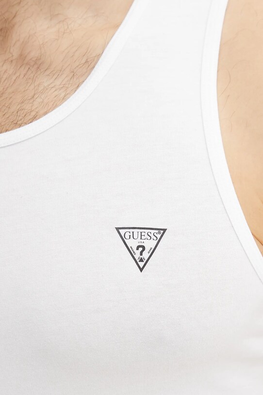 Guess tricou CALEB 2-pack U97G15.KCD31 alb