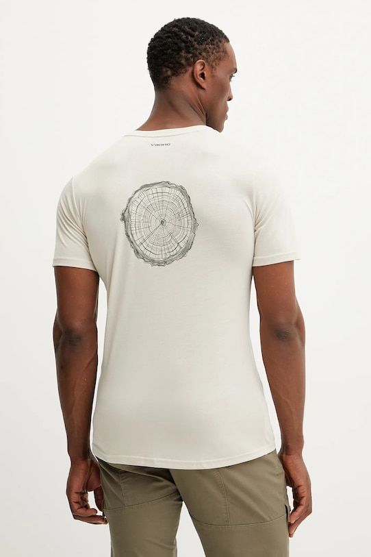 Viking tricou sport Rune print bej 500.27.2553