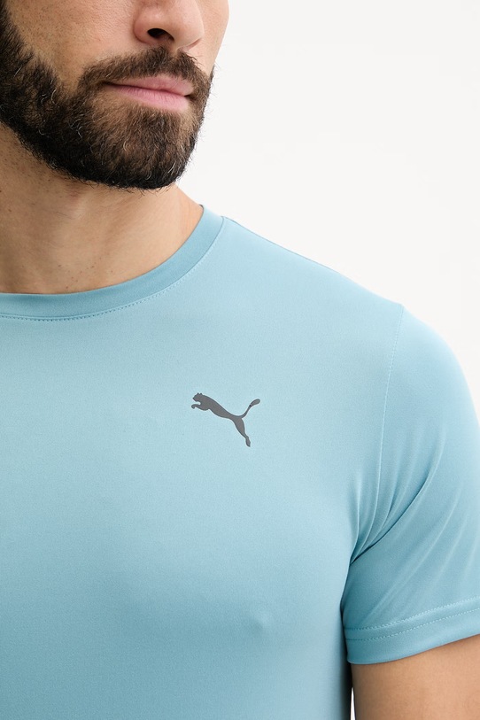 Puma t-shirt treningowy Tad Essentials 525908 turkusowy