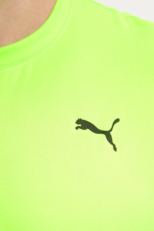 Puma t-shirt treningowy Essentials Solid cat Tee 525908 zielony