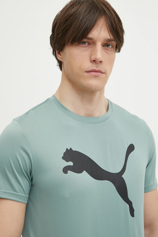 Футболка для тренинга Puma Tad Essentials Solid Cat зелёный 525921