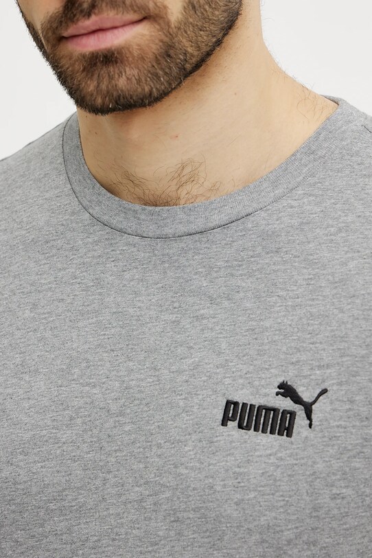 Bavlněné tričko Puma 682534 šedá