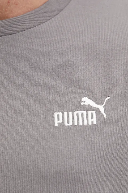 Бавовняна футболка Puma 682535 сірий