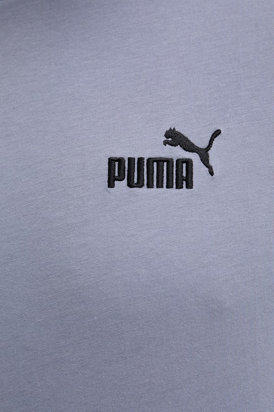 Βαμβακερό μπλουζάκι Puma 682535 μωβ