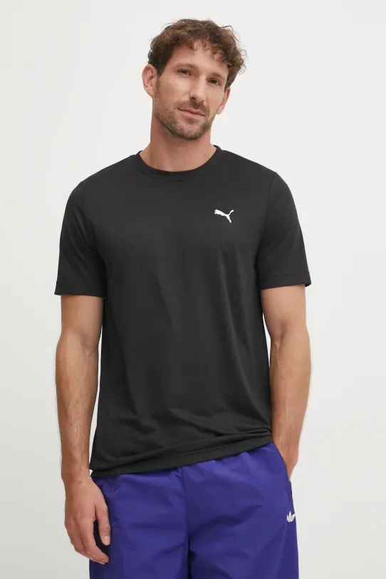 Puma t-shirt nadruk czarny 682542