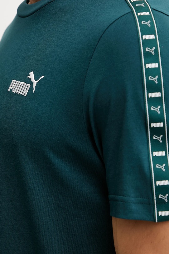 Puma t-shirt bawełniany 684674 zielony