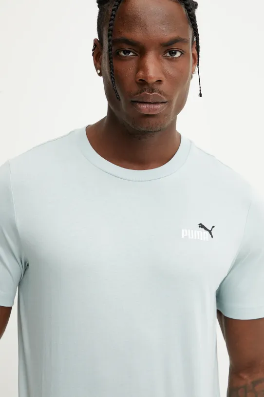 Puma tricou din bumbac turcoaz 684717
