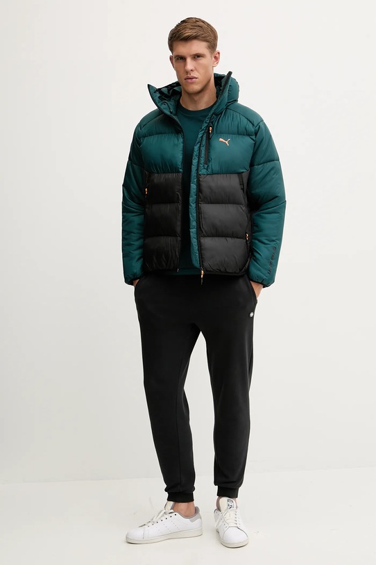 Bavlnené tričko Puma 684717 zelená AW25